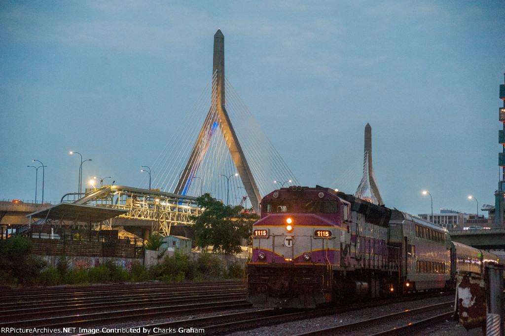 MBTA 1115 Striking A pose